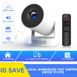 magcubic hy300 pro + projector 4k 720p with 5w speaker android 11 8000 lumens wifi 6 bt5.4 outdoor video home theater projector